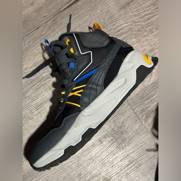 Puma Black Shadow Gray Tangerine Hyperlink Blue Orange - Picture 3 of 5